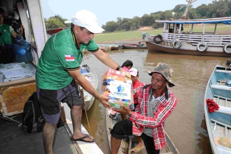 Governo do Amazonas divulga boletim sobre a estiagem no estado, nesta terça-feira