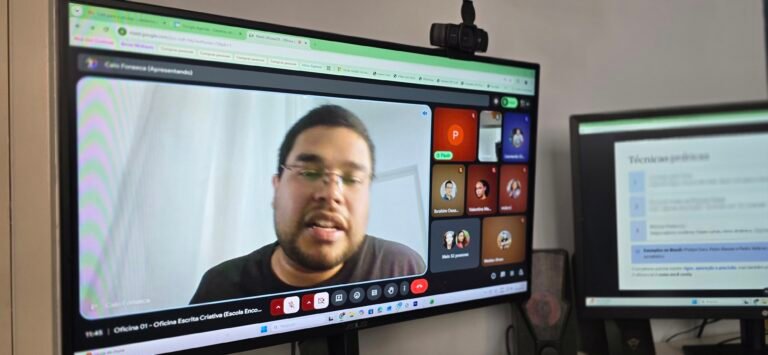 Oficina de Escrita Criativa inaugura projeto Escola Encontro das Águas