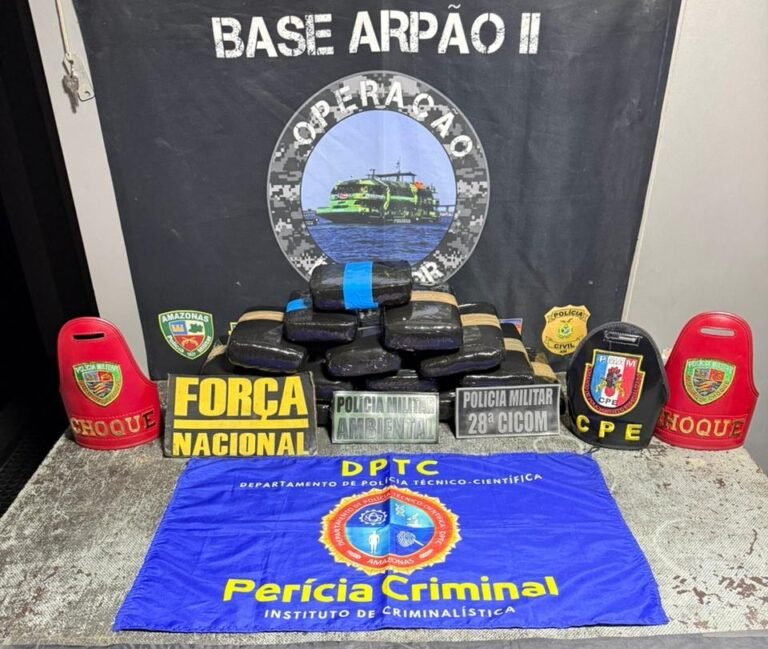 Base Arpão 2: PMAM apreende cerca de 18 quilos de drogas durante abordagens a duas embarcações