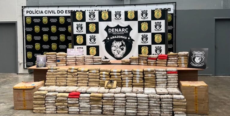 Polícia Civil apreende mais de 300 kg de skunk e desarticula ponto de distribuição de drogas em Manaus