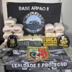 Base Arpão 2: Com o apoio de cão policial, PM apreende mais de 40 kg de entorpecentes