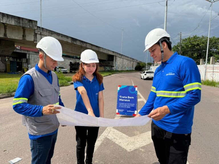Águas de Manaus realiza melhorias no sistema de esgoto que vão beneficiar moradores da Betânia e Distrito Industrial