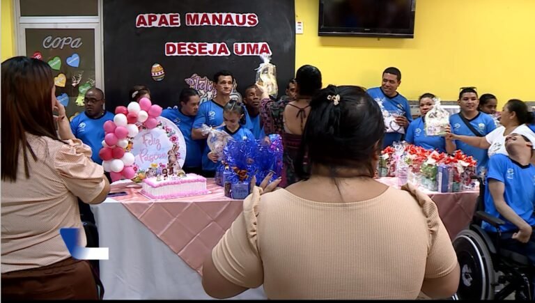 Páscoa na APAE Manaus reúne assistidos e famílias em manhã de inclusão e afeto