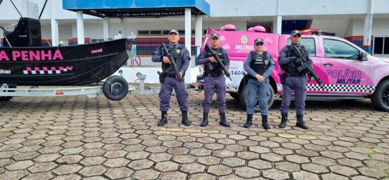 Patrulhamento fluvial reforça proteção às mulheres em Manacapuru
