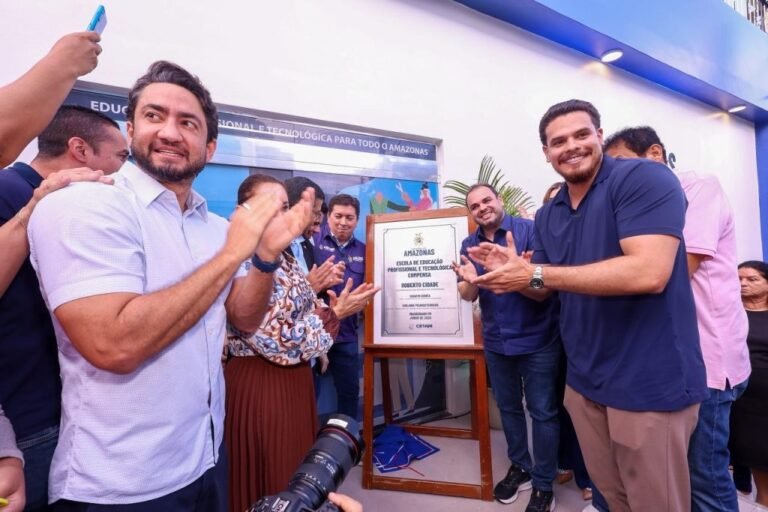 Governador Roberto Cidade inaugura sétima escola do Cetam em Manaus